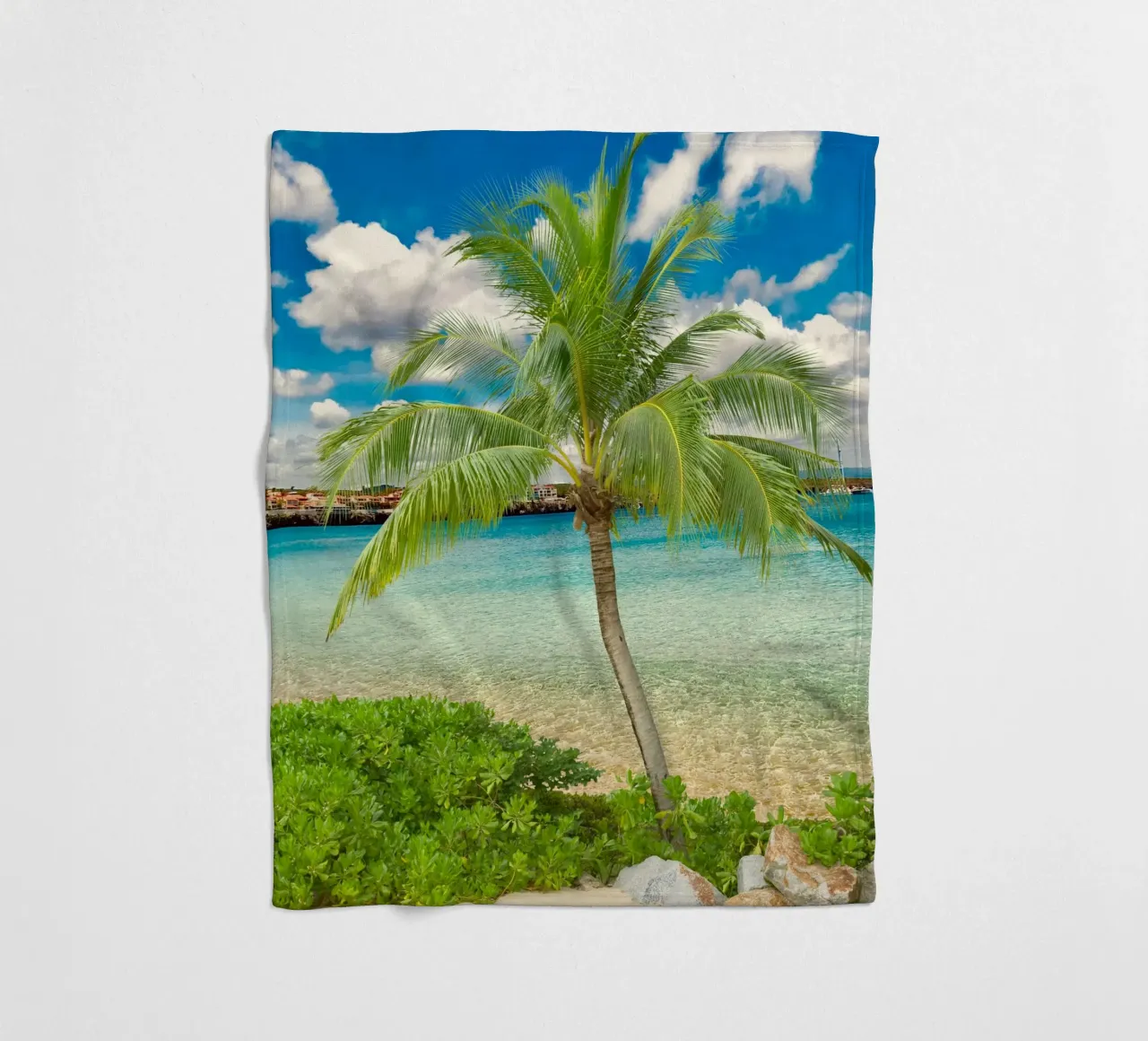clear blue water cloudy coperta in pile da Creaton