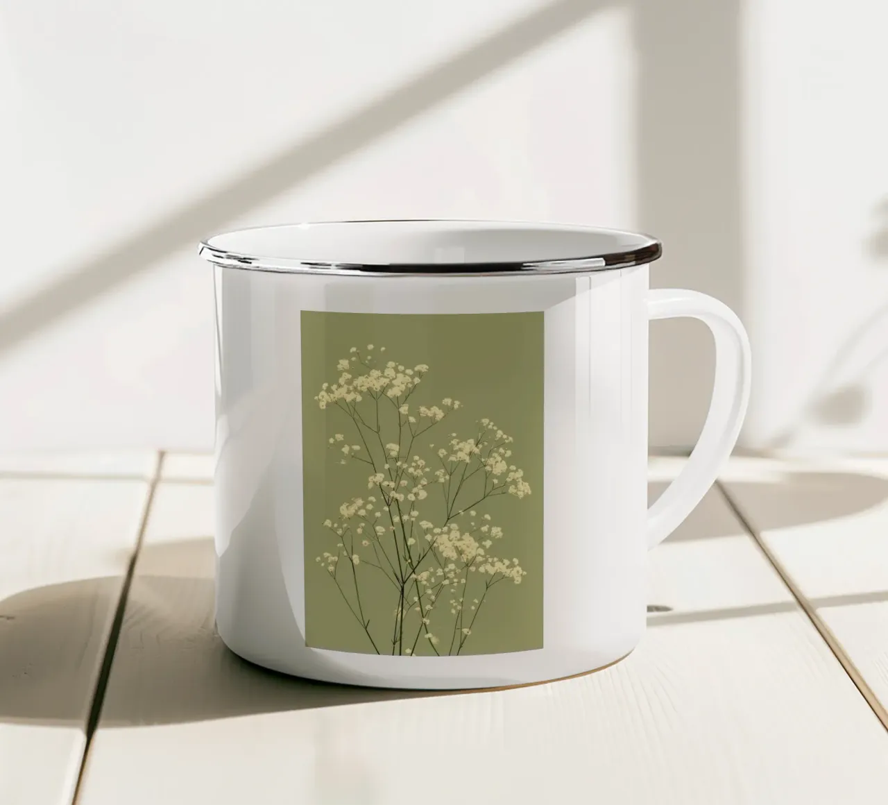 simple floral arrangement tazza in smalto da twillight