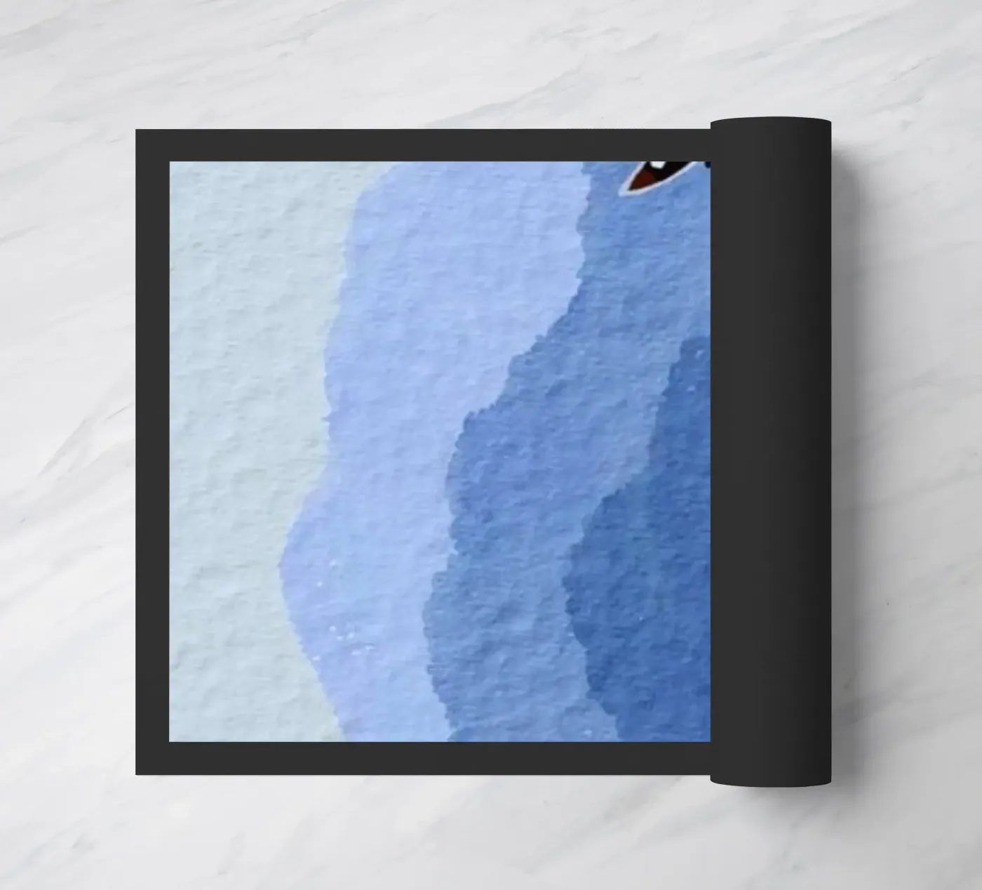 calm paddling doormat by twillight