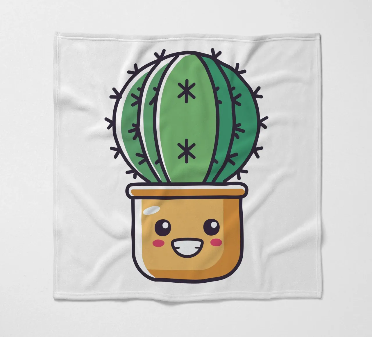Cactus 2 coperta in pile da Rezh creations