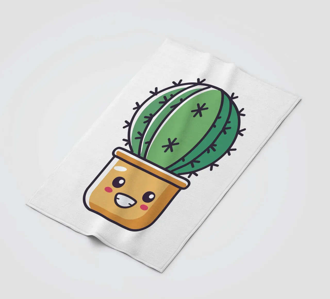 Cactus 2 coperta in pile da Rezh creations