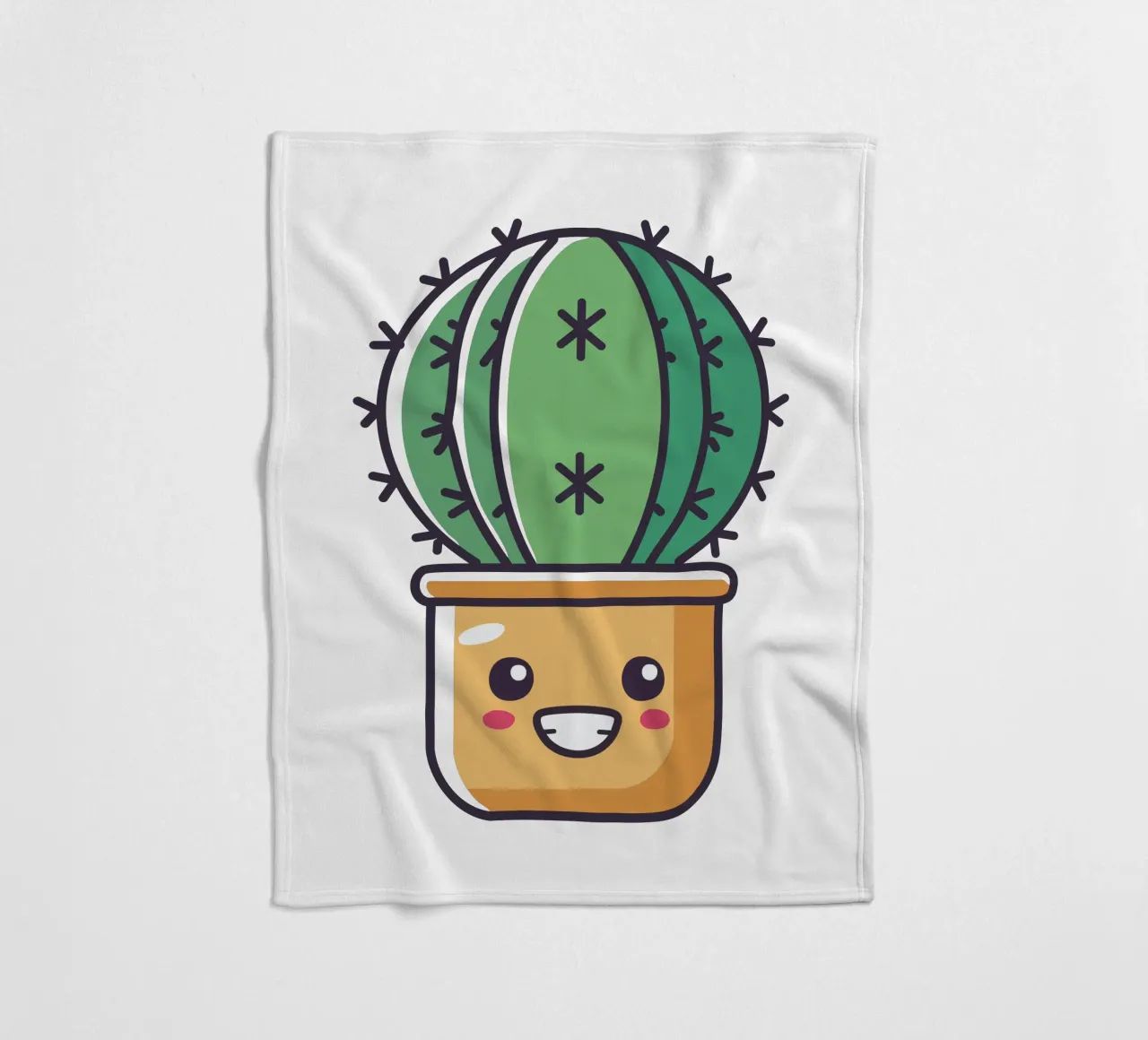 Cactus 2 coperta in pile da Rezh creations