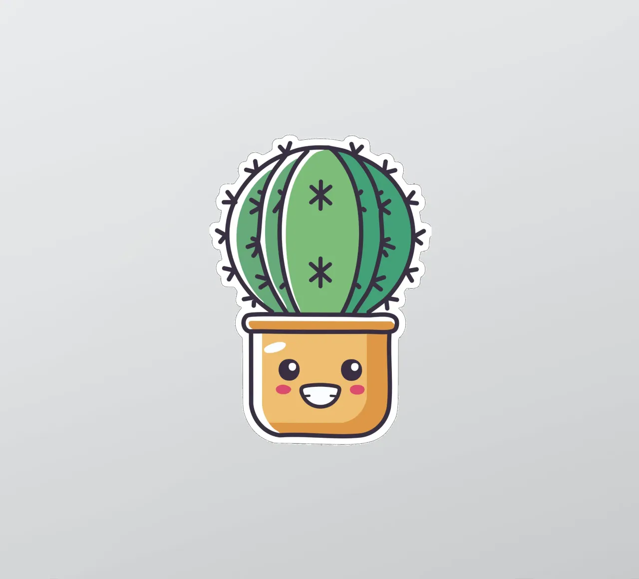 Cactus 2 adesivo da Rezh creations