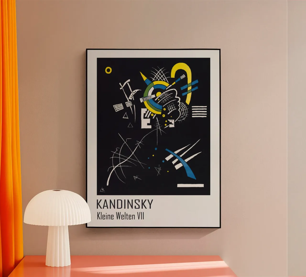 Kandinsky Piccoli mondi VII 1922 plexiglass da Lile Shop