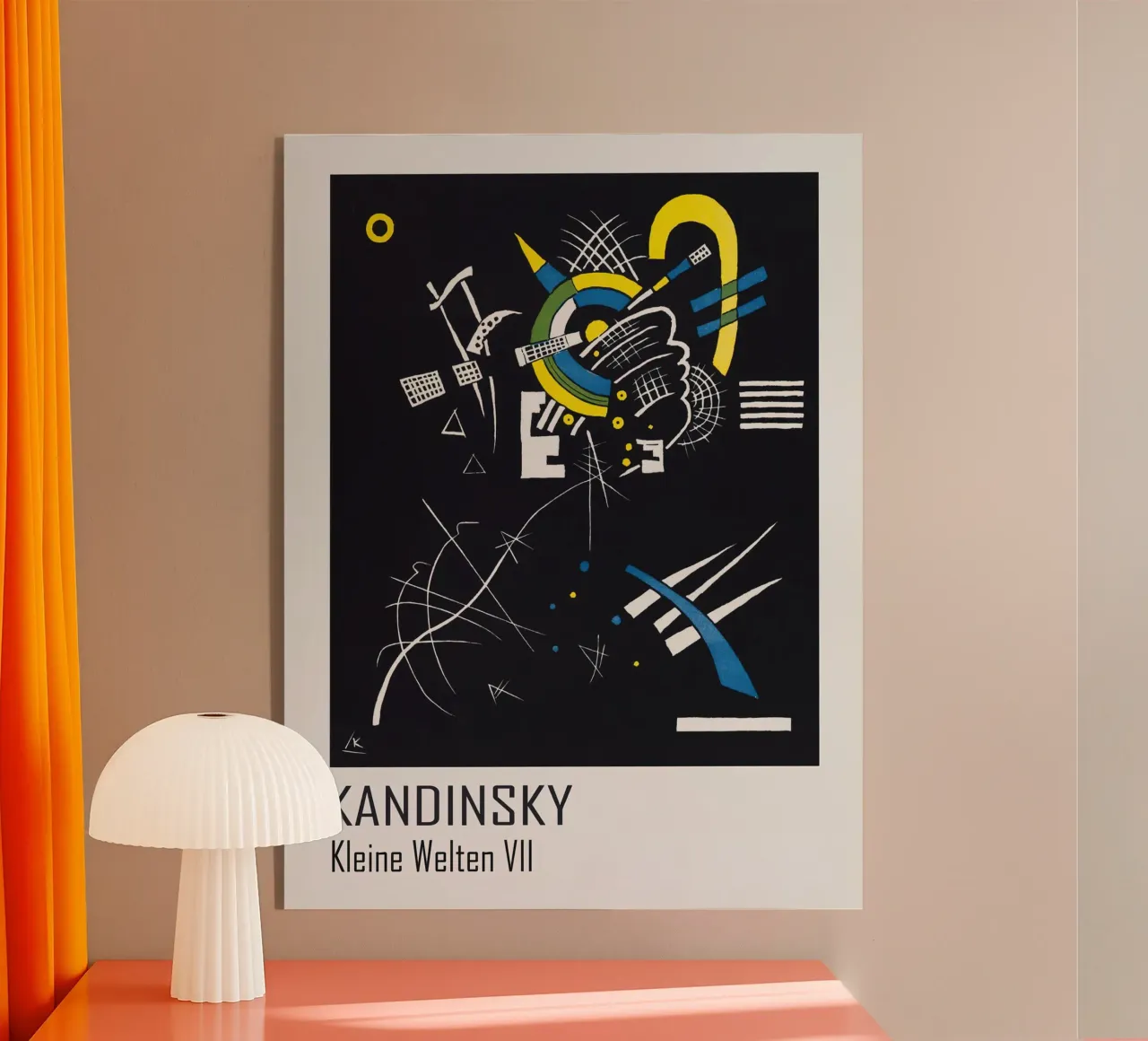 Kandinsky Piccoli mondi VII 1922 plexiglass da Lile Shop