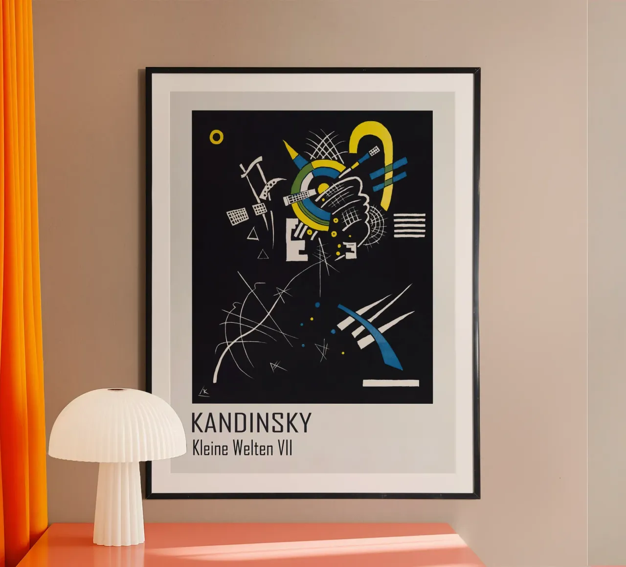 Kandinsky Piccoli mondi VII 1922 carta hahnemühle da Lile Shop
