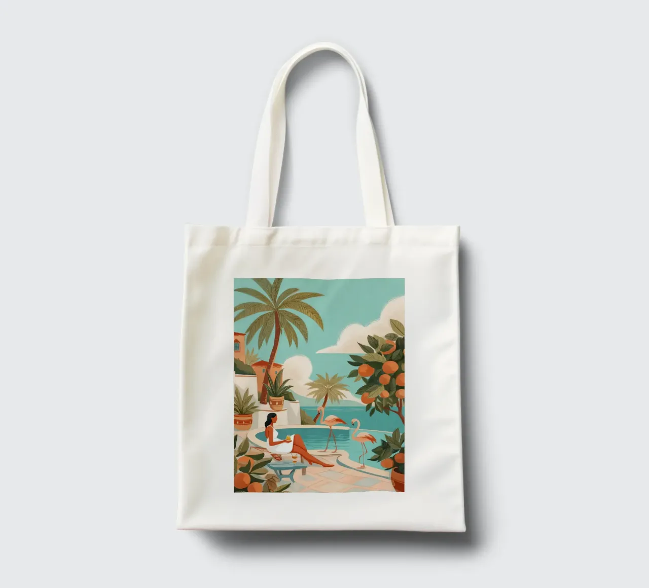 Clementine Coast I borsa in juta da Clara August