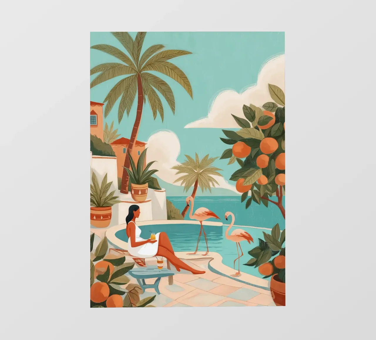 Clementine Coast I photo wallpaper by Clara August