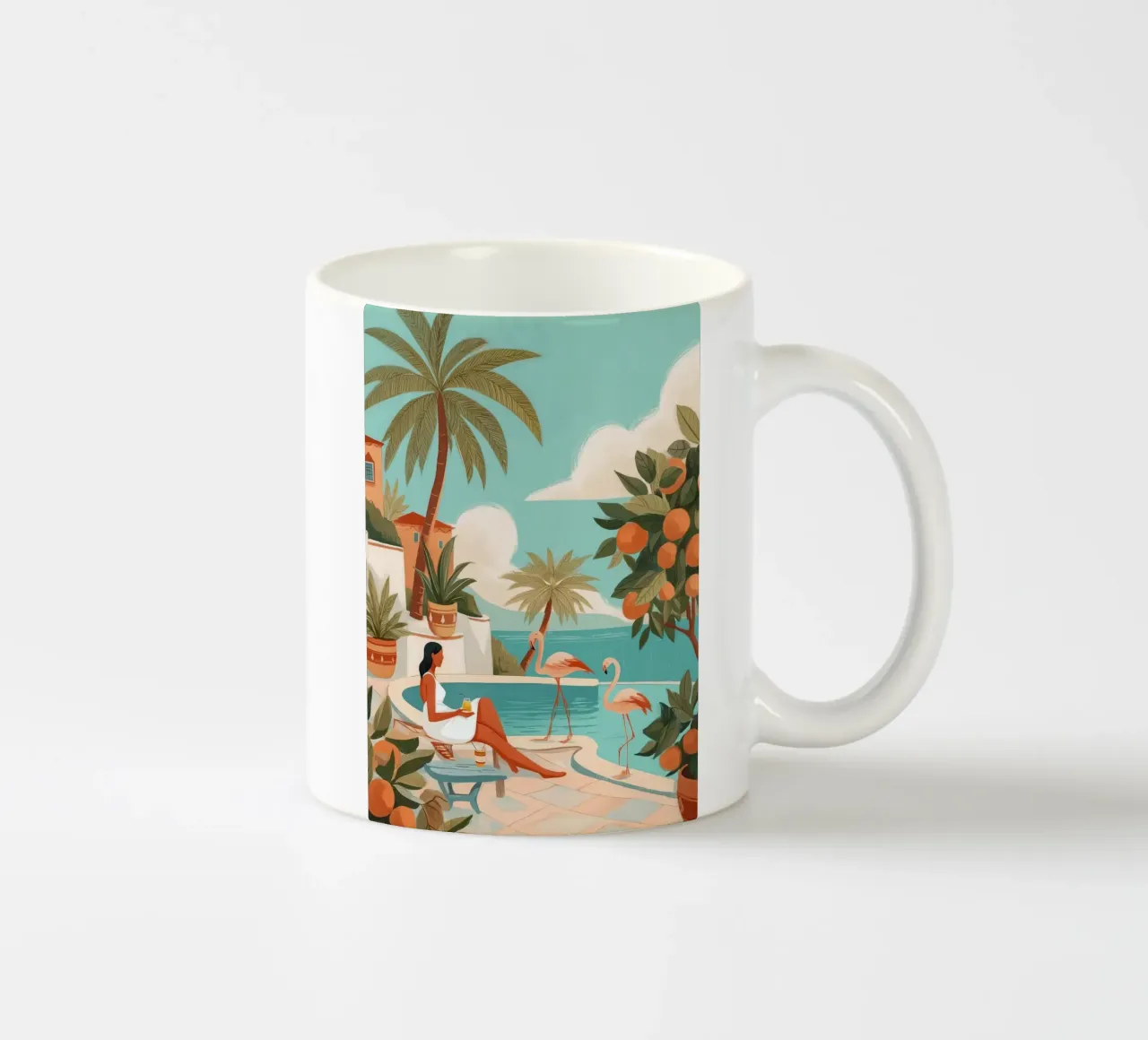 Clementine Coast I tazza in ceramica da Clara August