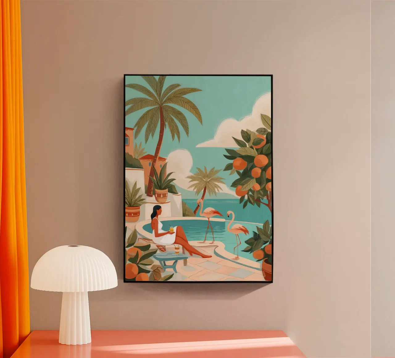 Clementine Coast I plexiglass da Clara August