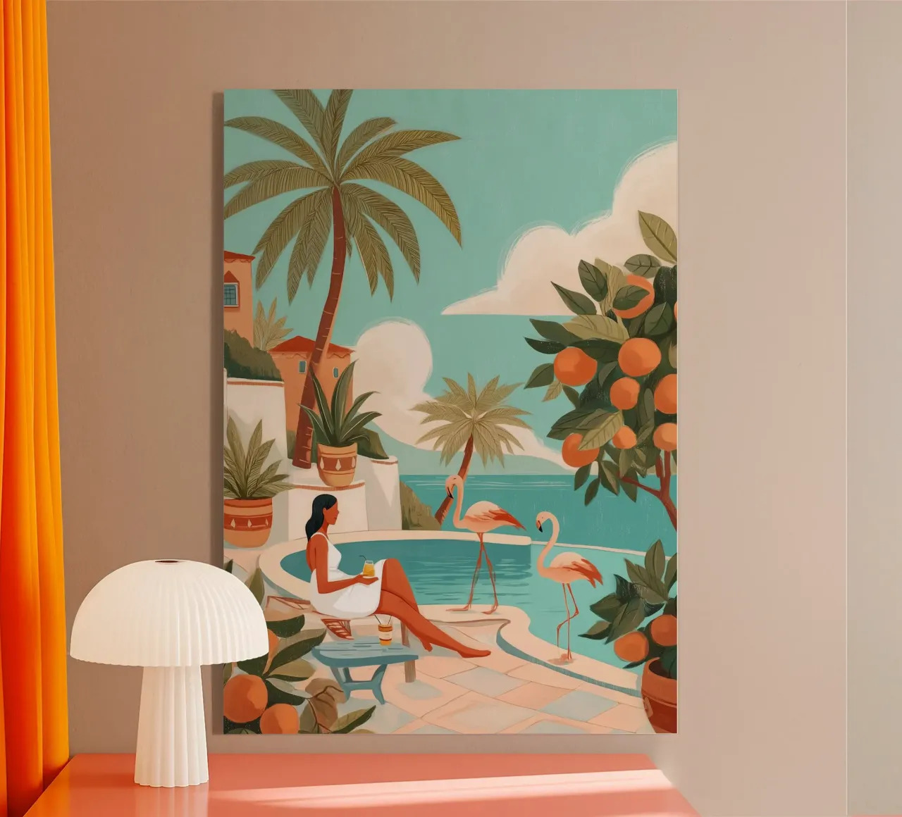 Clementine Coast I plexiglass da Clara August