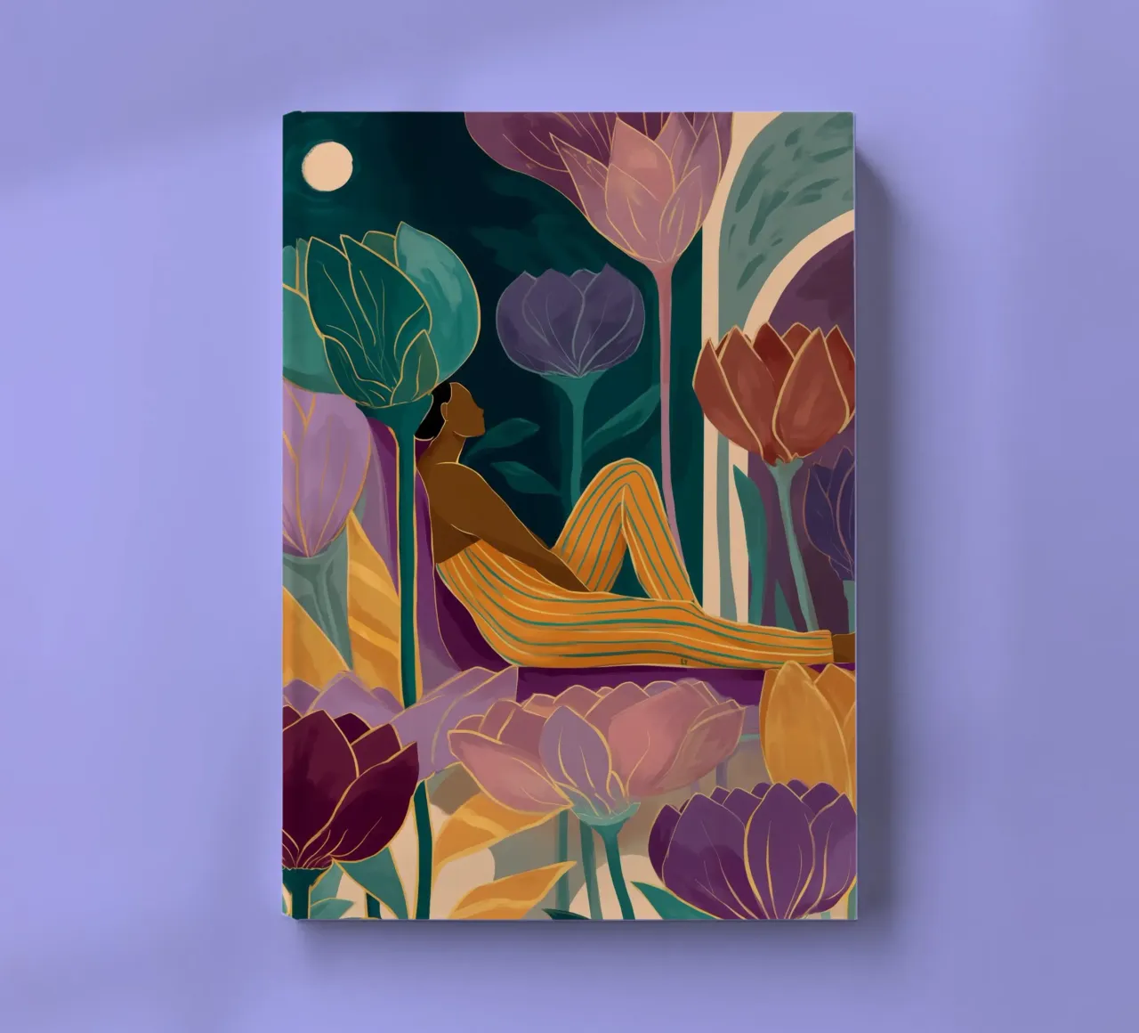 Garden of the Moon notebook by Clara August