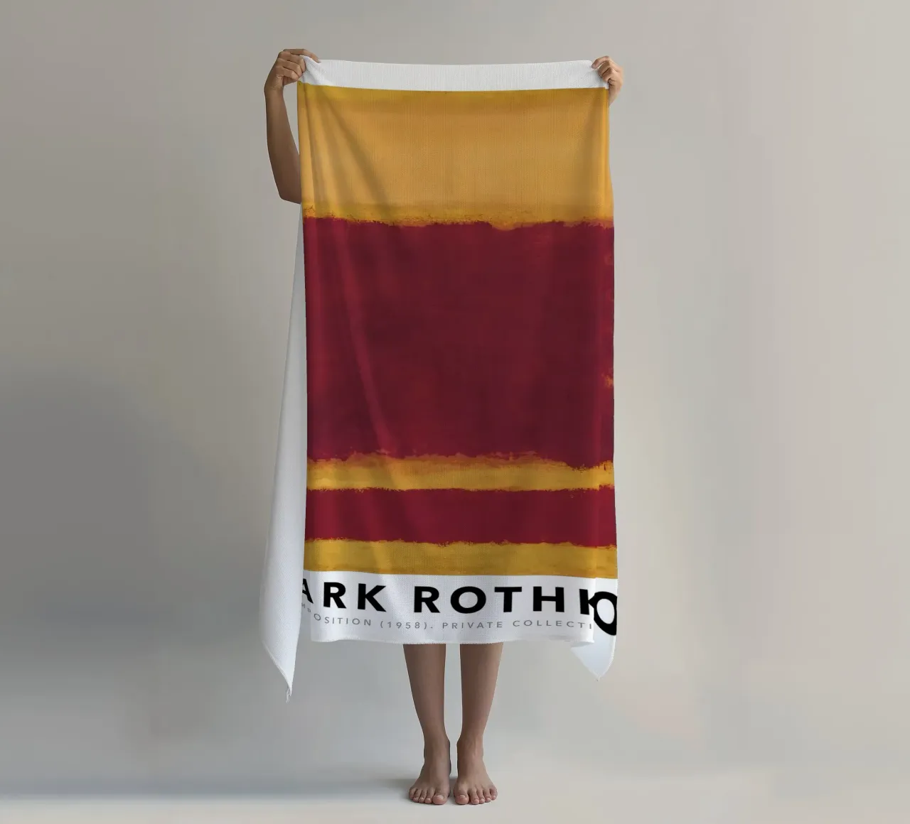 Mark Rothko Composizione 1958 Oro giallo rosso telo mare da Lile Shop