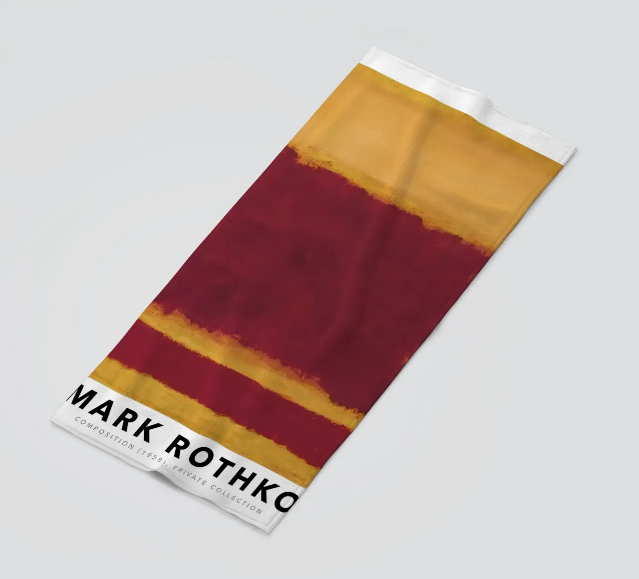 Mark Rothko Composizione 1958 Oro giallo rosso telo mare da Lile Shop