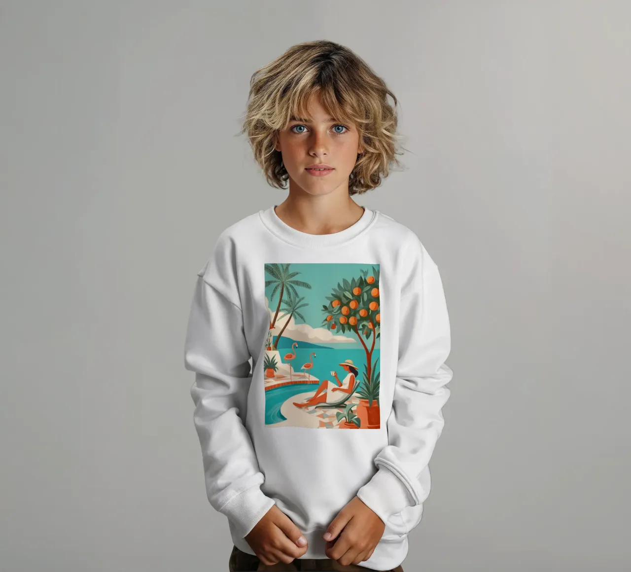 Clementine Coast II felpa bambino da Clara August