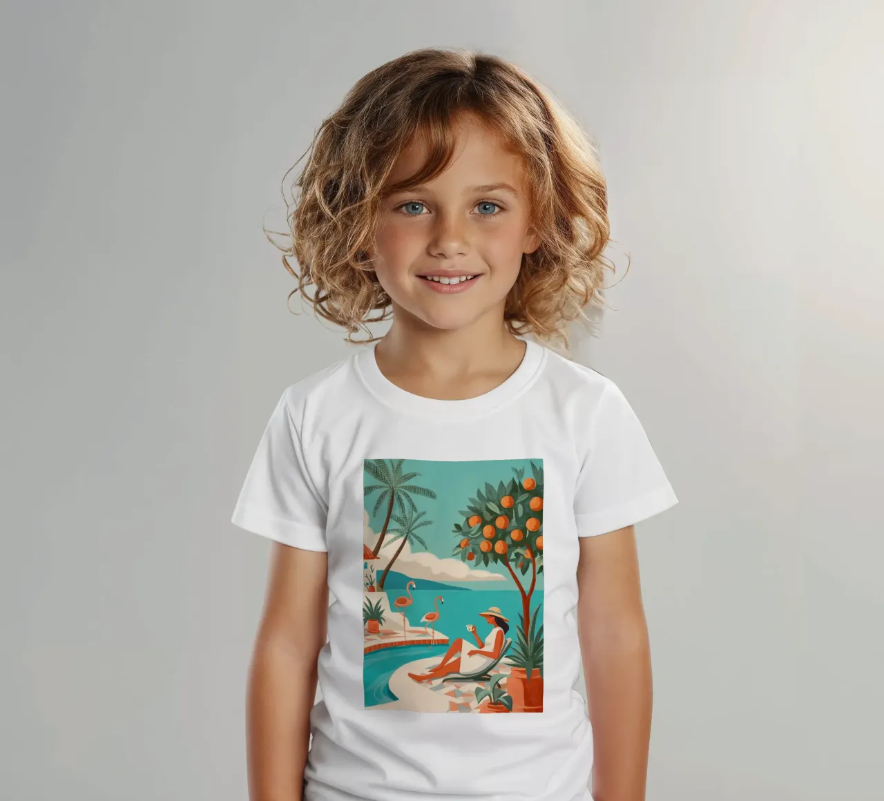 Clementine Coast II kids t-shirt by Clara August