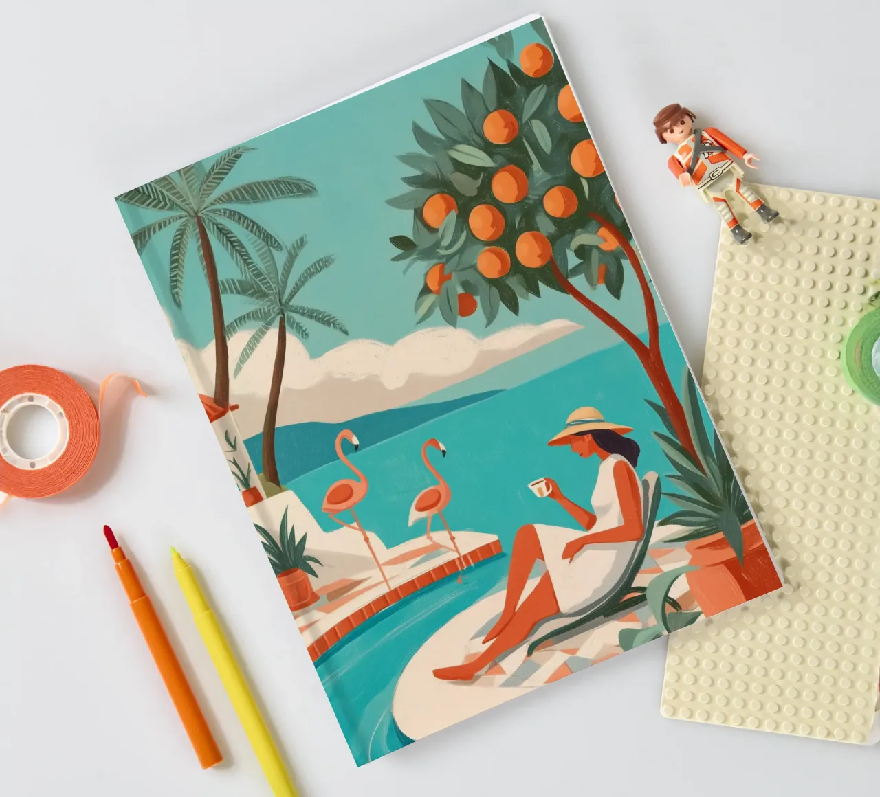 Clementine Coast II notebook by Clara August