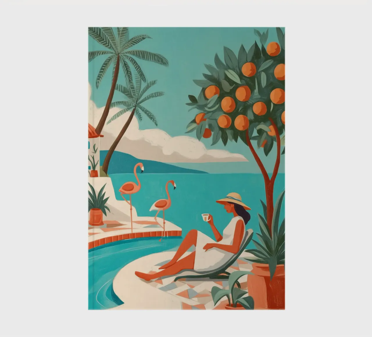 Clementine Coast II notebook by Clara August