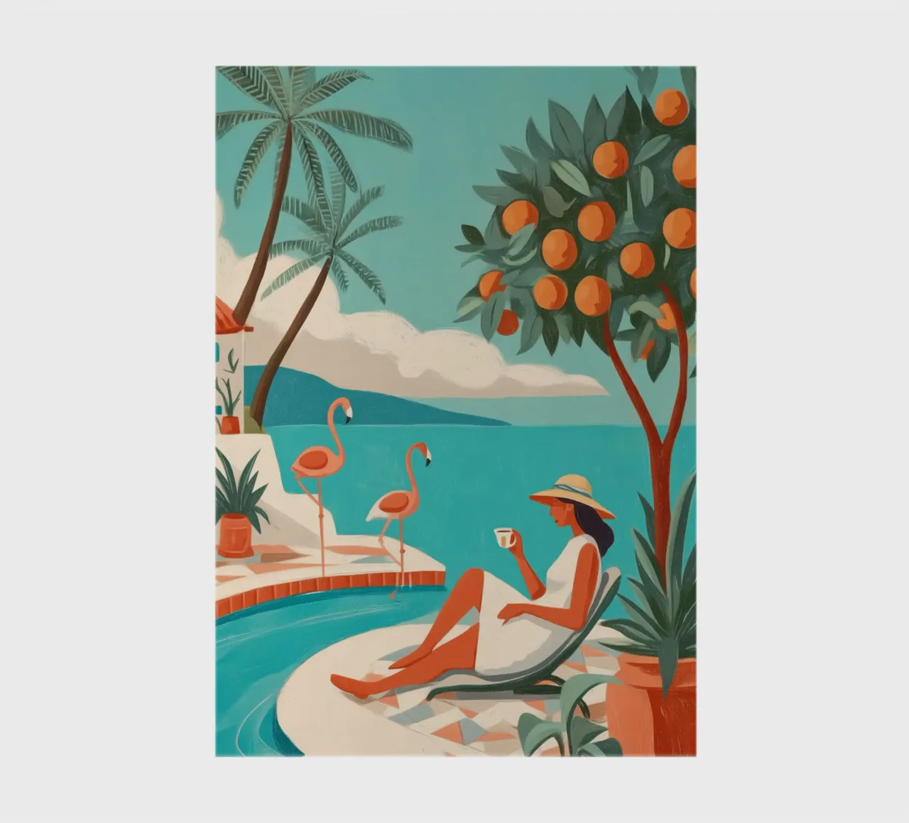 Clementine Coast II notebook by Clara August