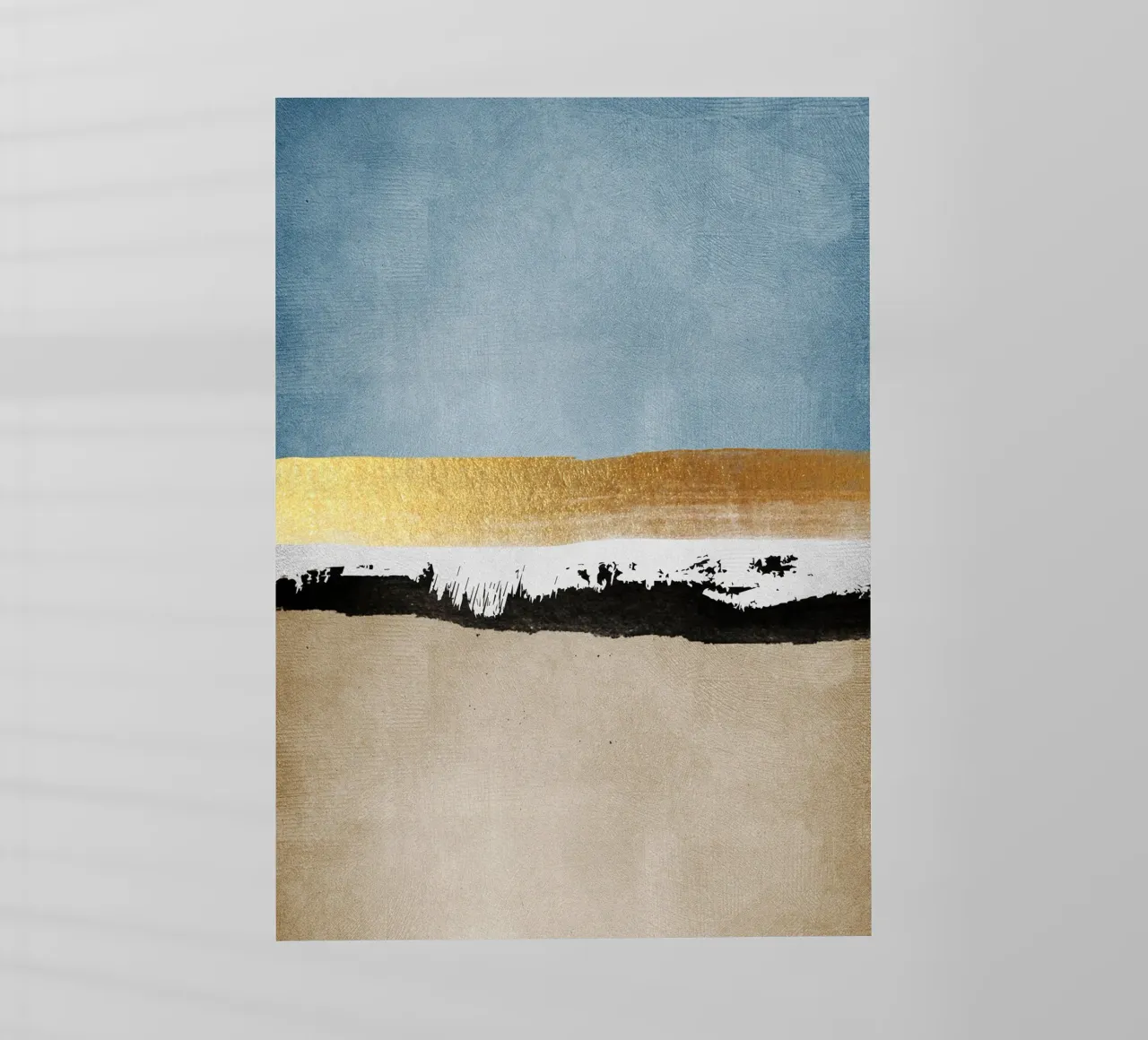 abstract waves with black brushstroke pellicola backlit da vintageshop