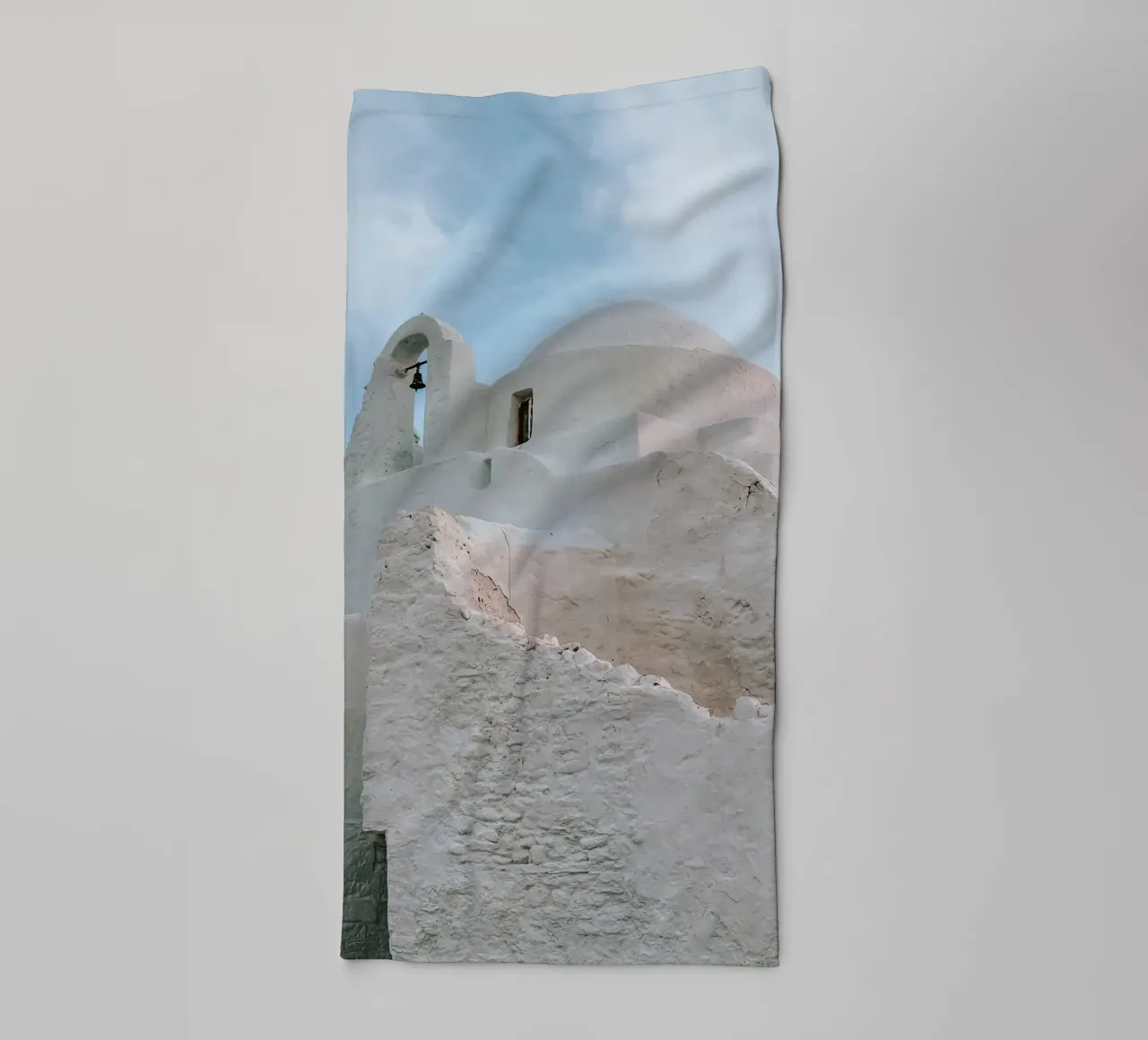Mykonos Chapel asciugamano da bagno da Thilo Grøsch