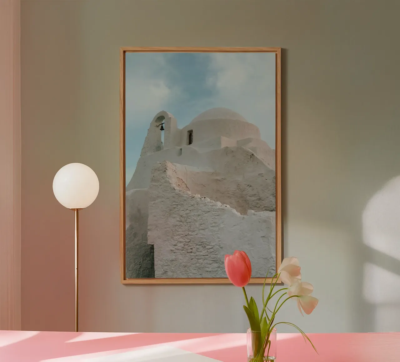 Mykonos Chapel alluminio dibond da Thilo Grøsch