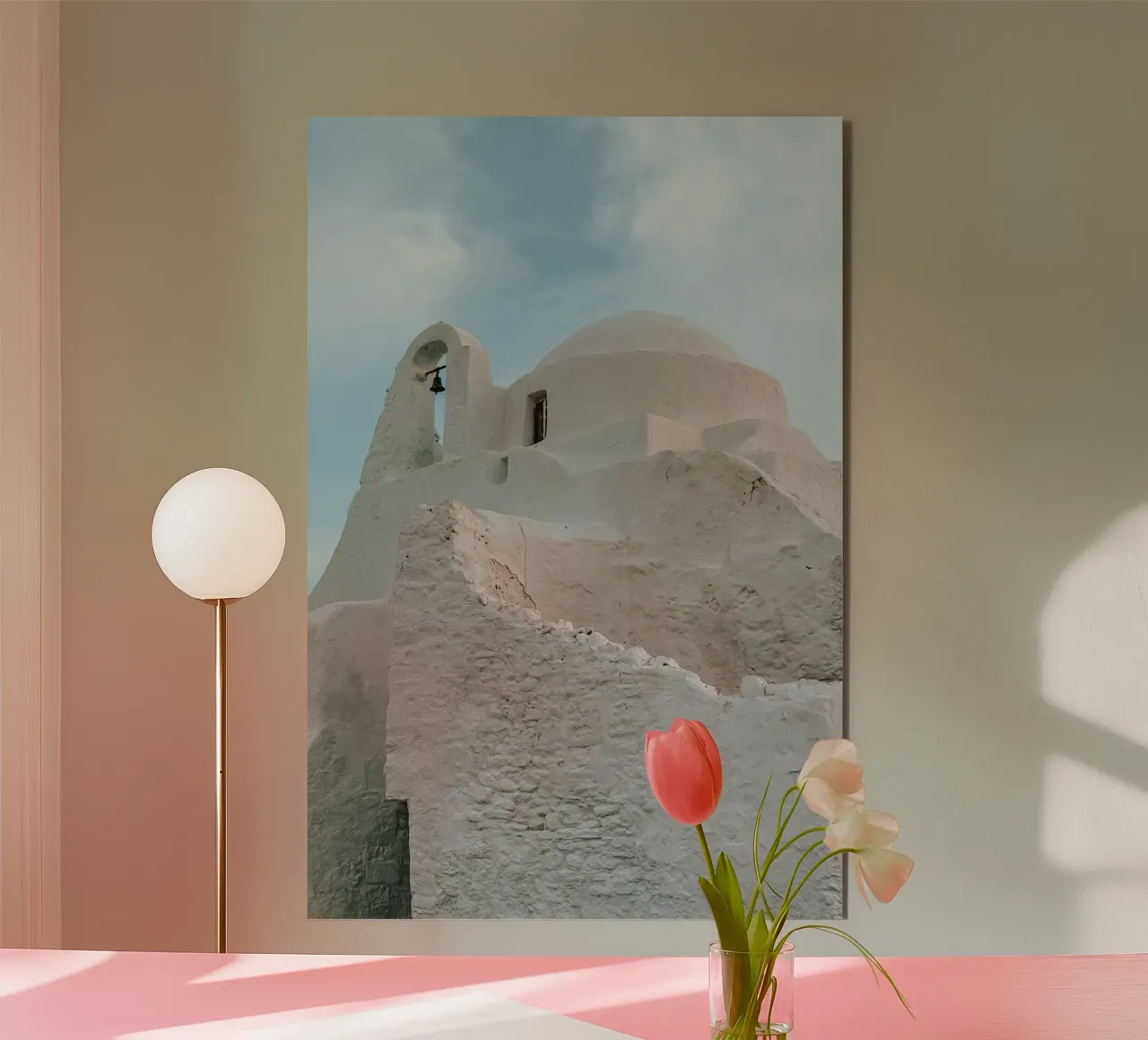Mykonos Chapel alluminio dibond da Thilo Grøsch