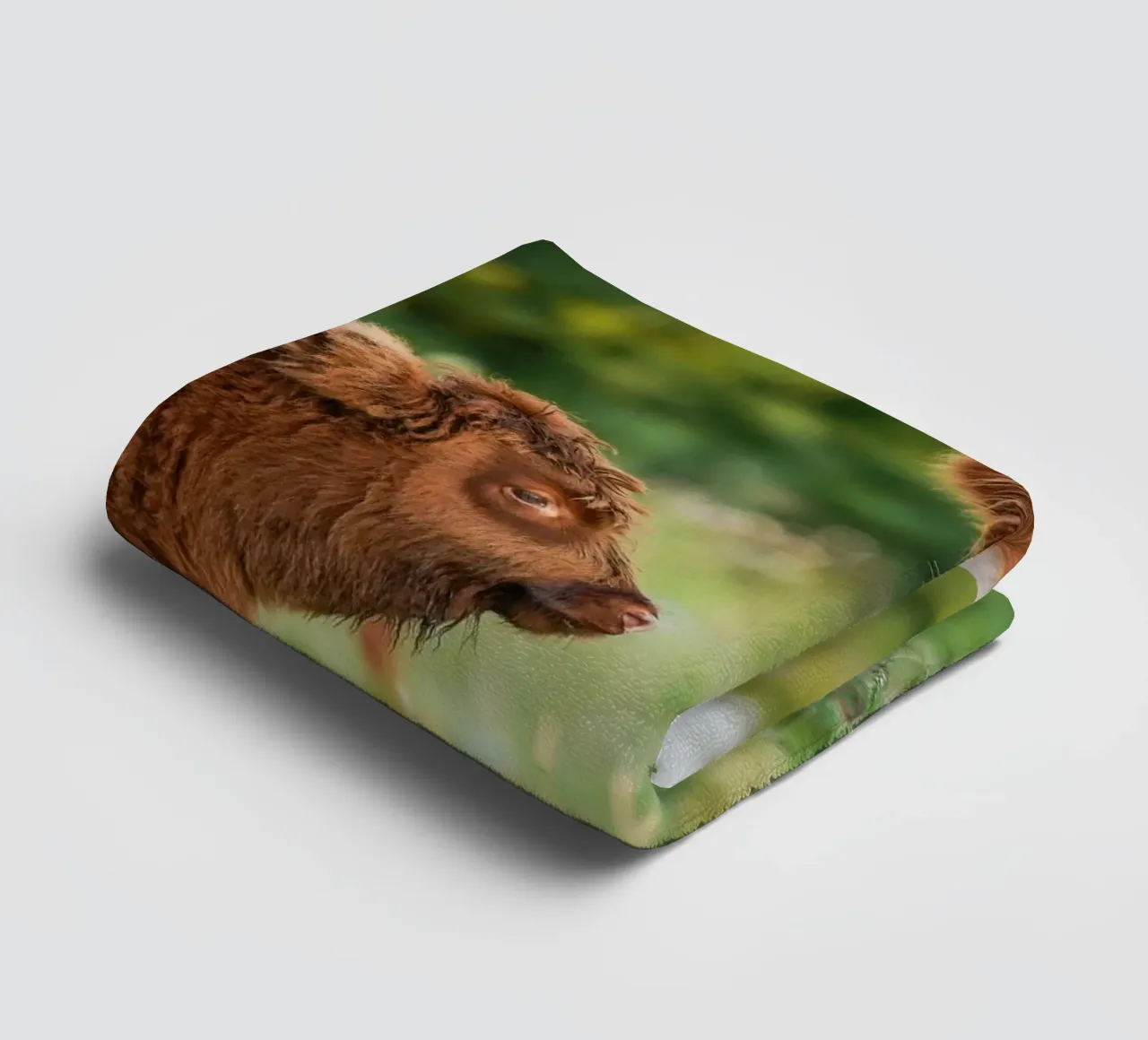 Mucca delle Highlands asciugamano da bagno da Tom's Wildlife