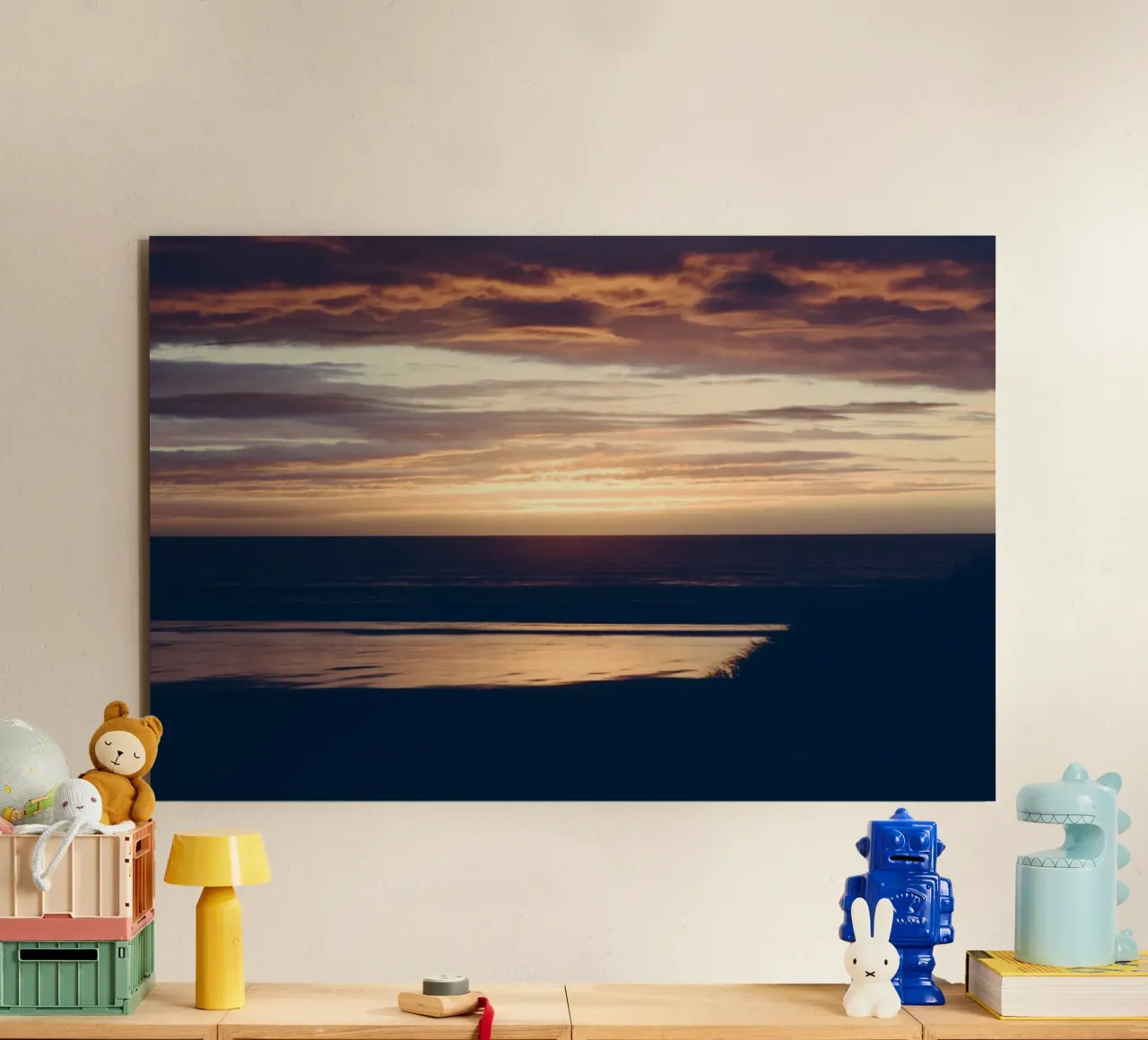 Le maree del tempo alluminio dibond da StillVibe Home