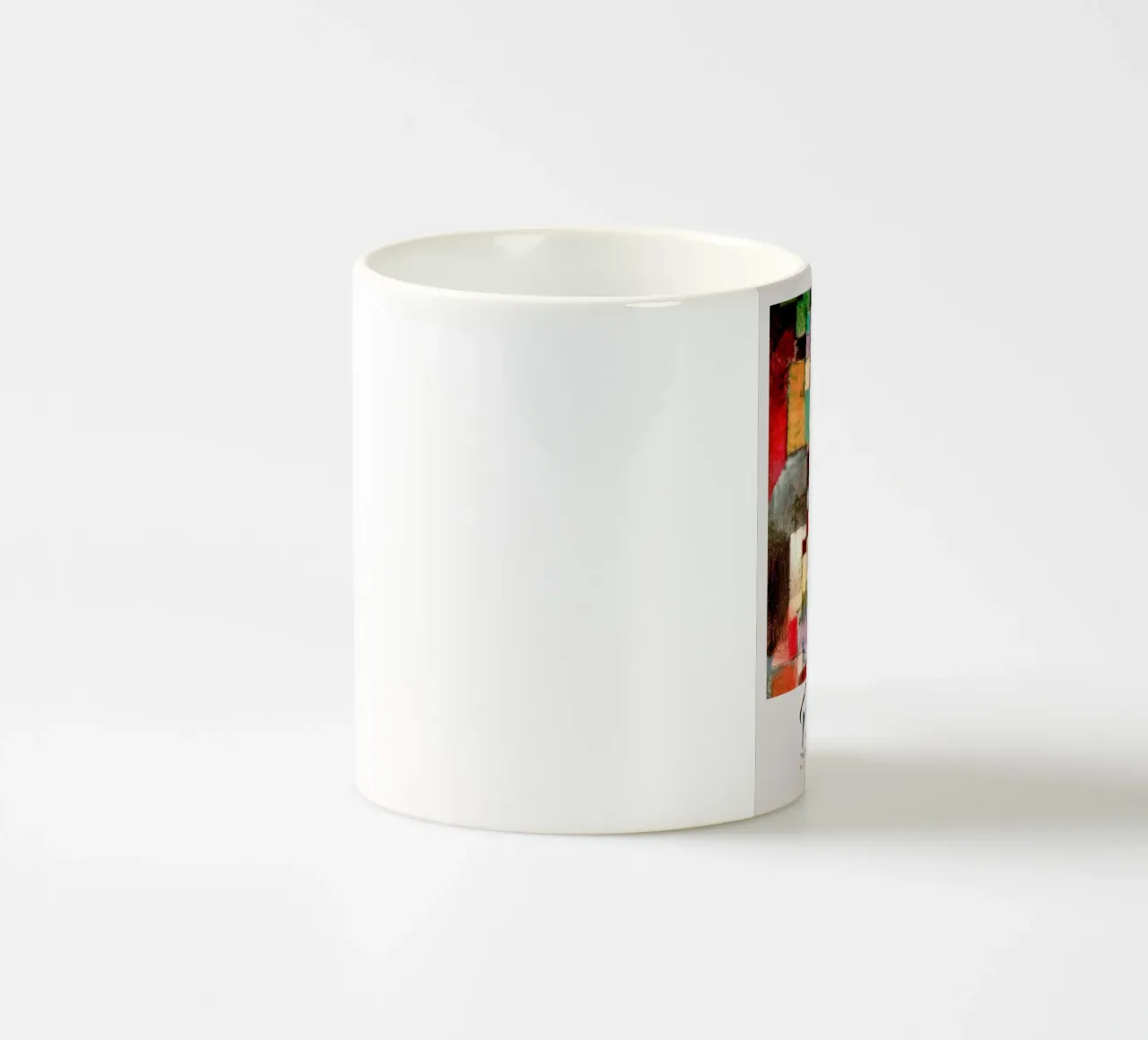 Paul Klee Rythmes rouge-vert-violet-jaune 1920 mug en céramique de Lile Shop
