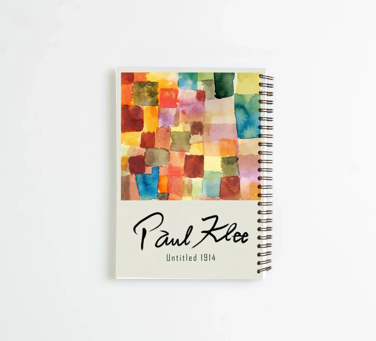 Paul Klee Untitled Color chart 1914 spiral notebook by Lile Shop