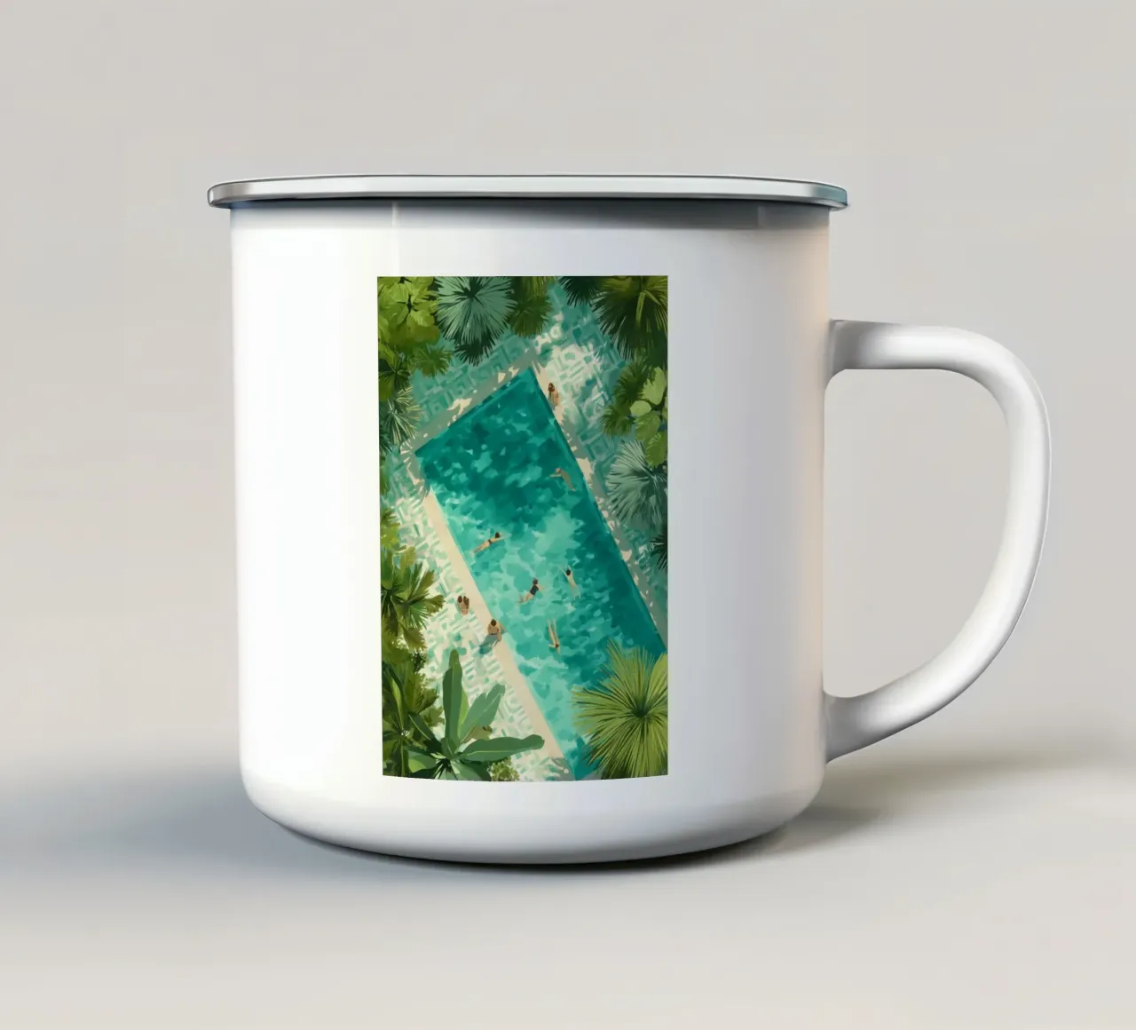 Almost Noon, Almost Forever tazza in smalto da Clara August