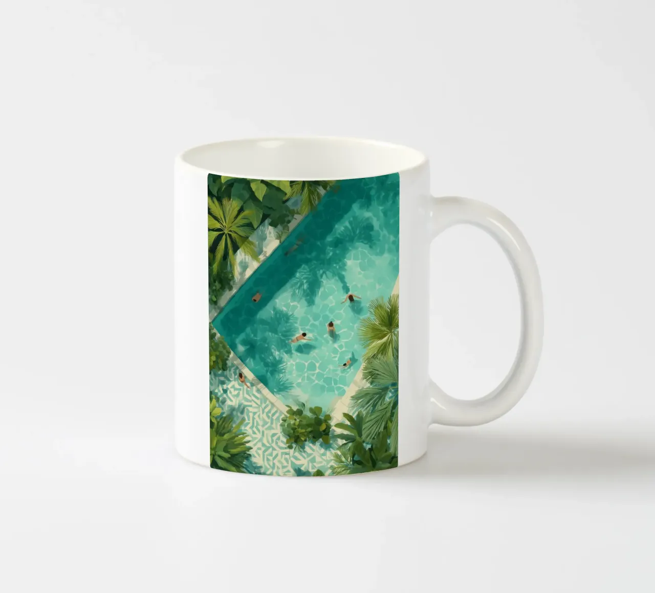 Aqua Siesta tazza in ceramica da Clara August