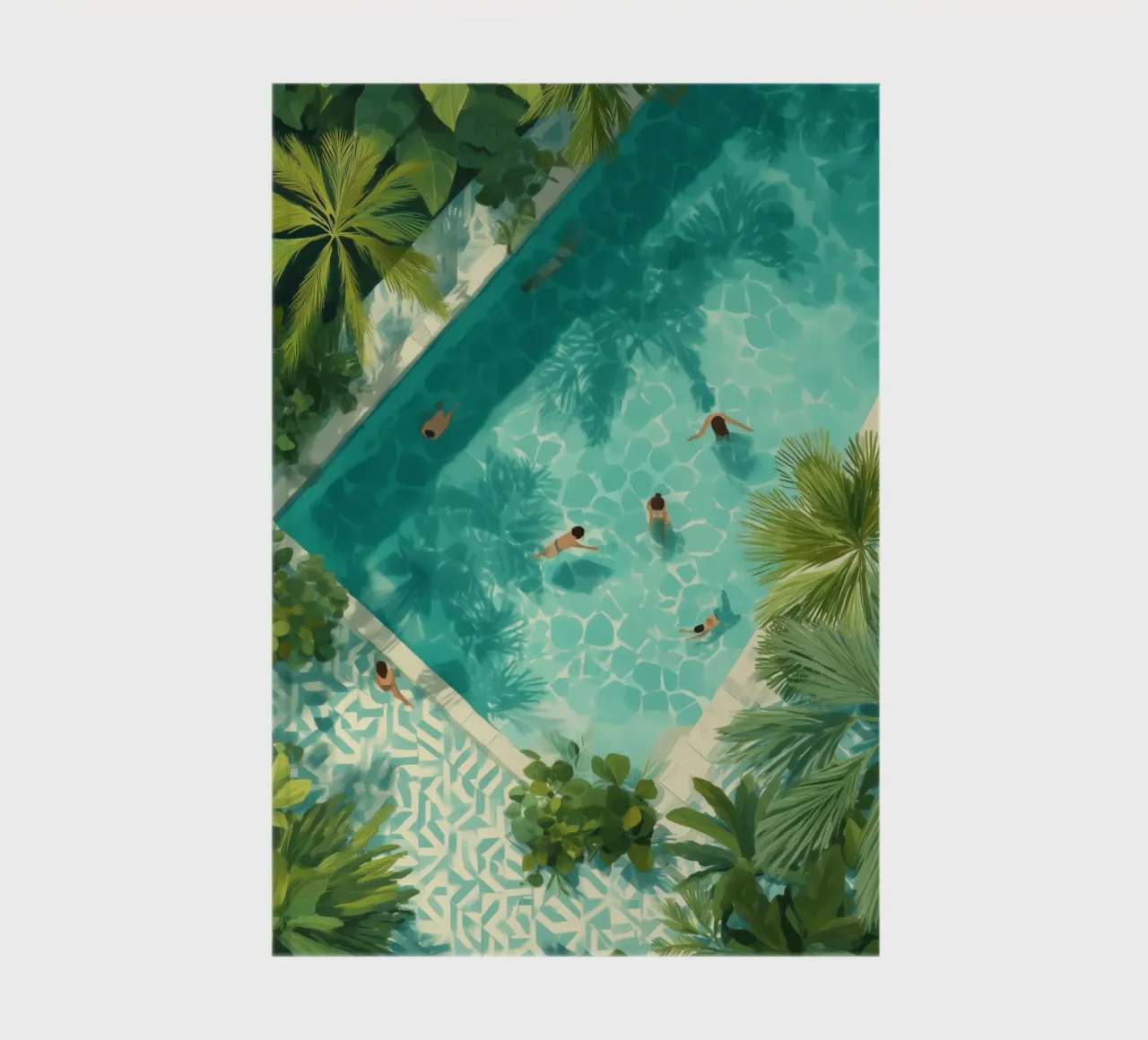 Aqua Siesta notebook by Clara August