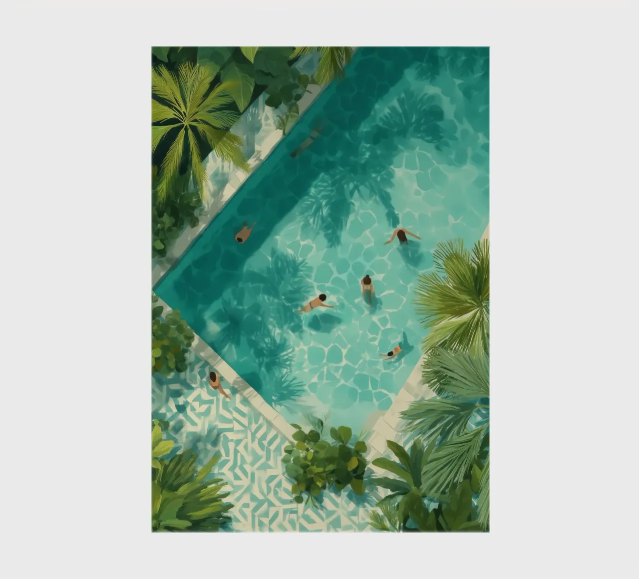 Aqua Siesta notebook by Clara August