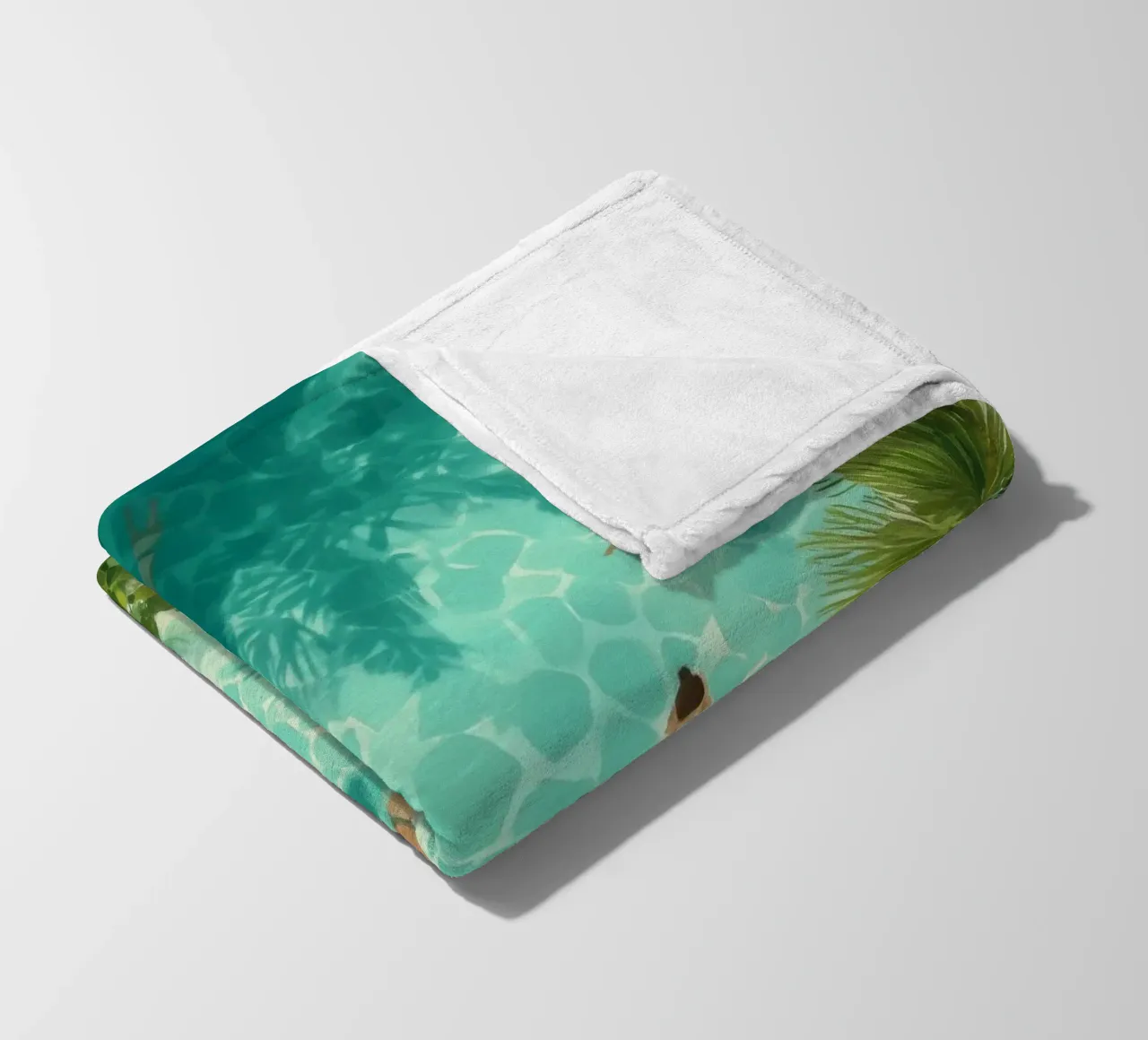 Aqua Siesta coperta in pile da Clara August
