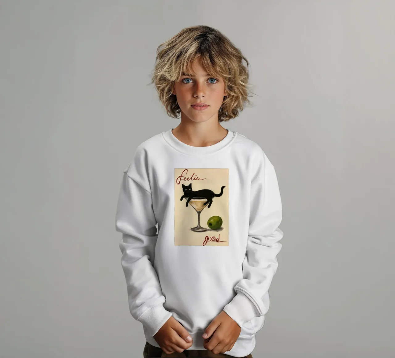 Sentirsi bene felpa bambino da Arjun