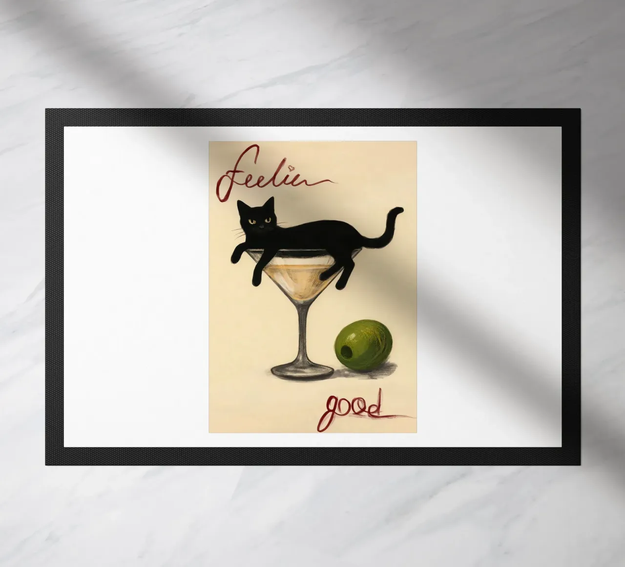 Feeling Good doormat by Arjun