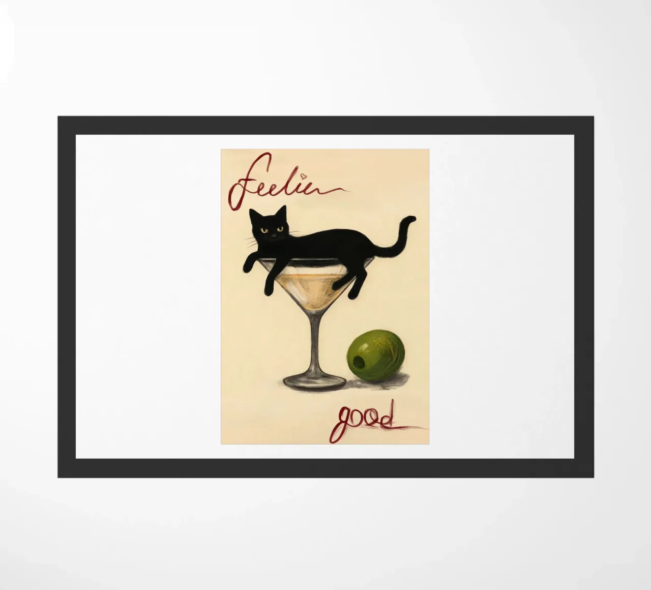 Feeling Good doormat by Arjun