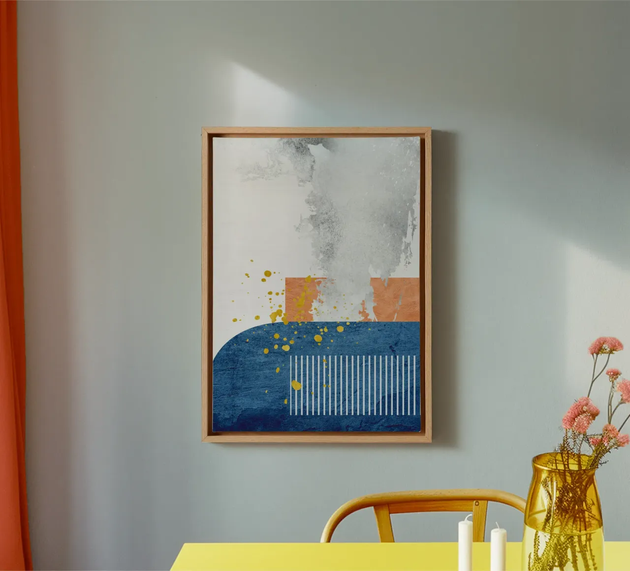 abstract geometric 3 tela da vintageshop