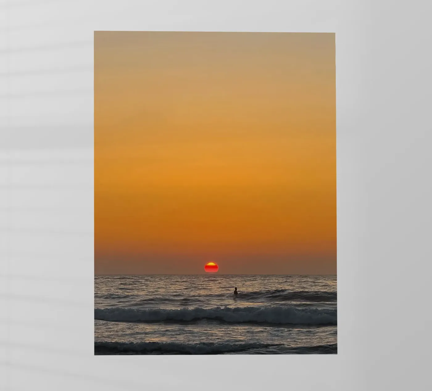Sunset Surf pellicola backlit da Thilo Grøsch