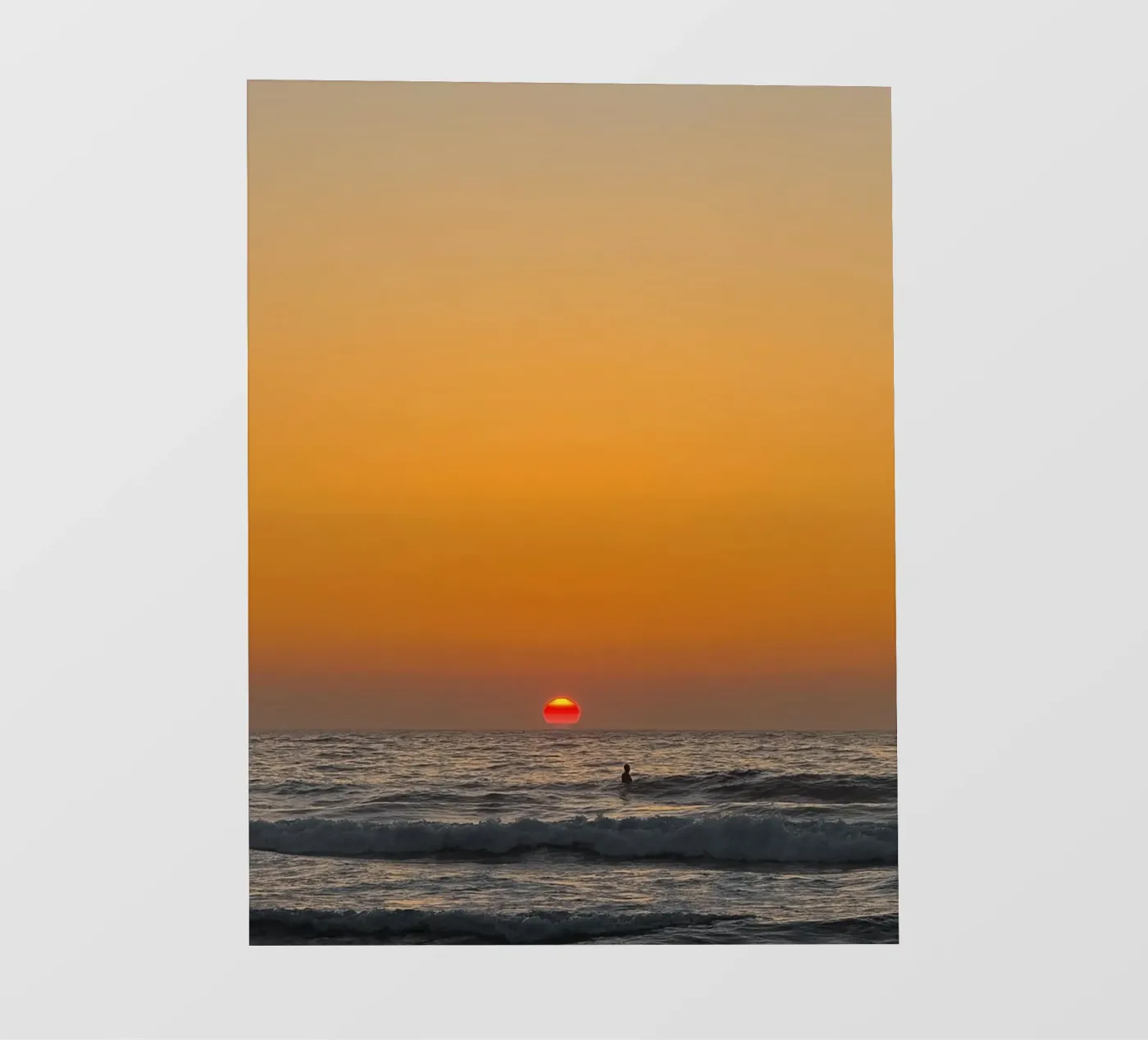 Sunset Surf fotobehang van Thilo Grøsch