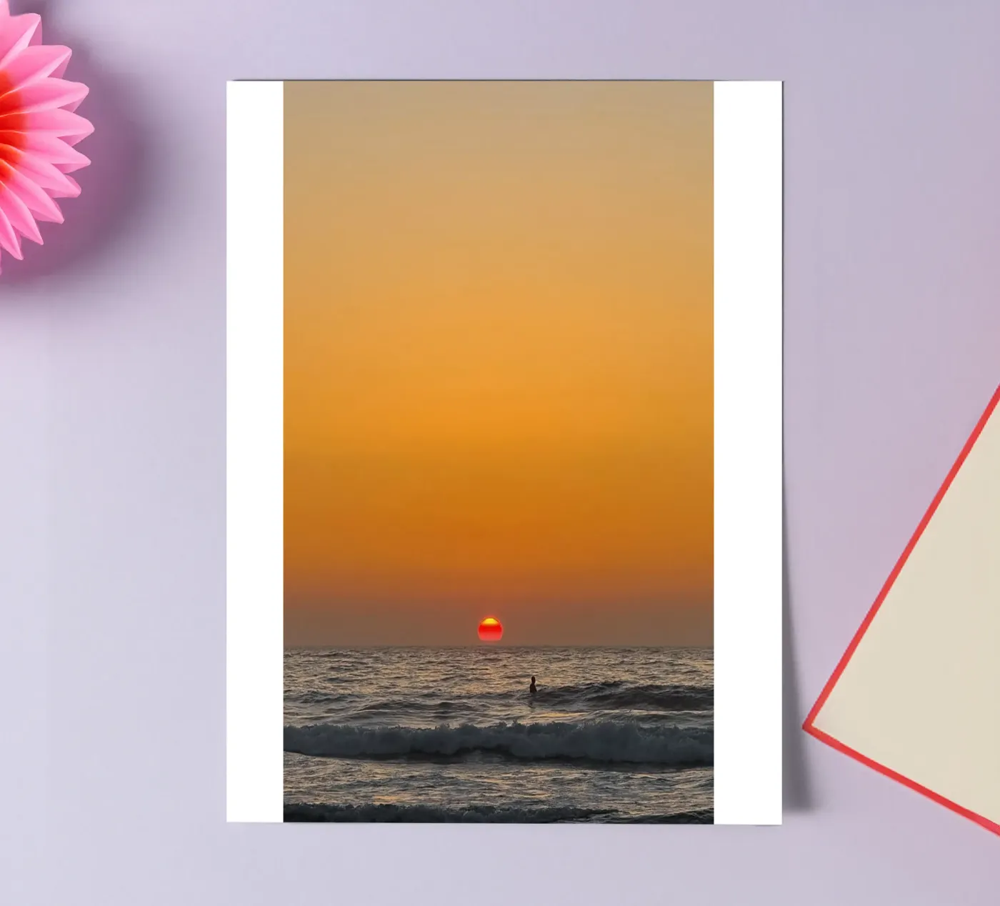 Sunset Surf sticker sheet by Thilo Grøsch