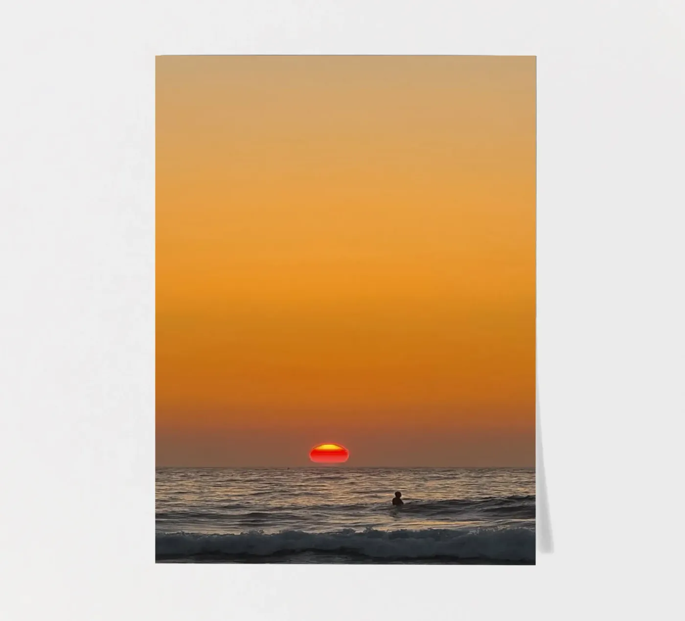 Sunset Surf sticker sheet by Thilo Grøsch