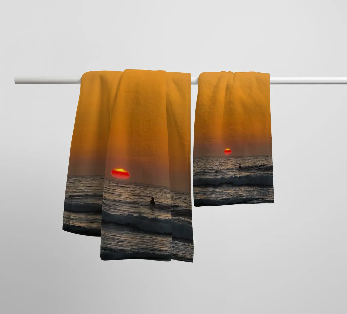 Sunset Surf towel by Thilo Grøsch