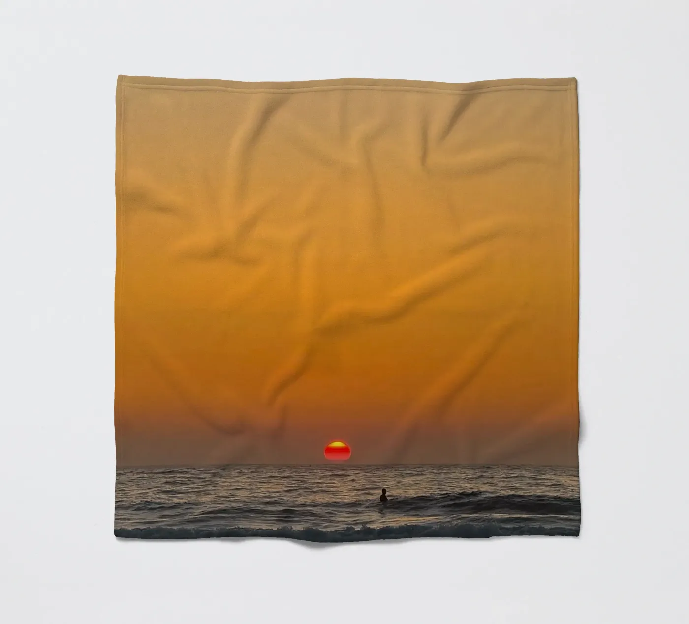 Sunset Surf fleecedeken van Thilo Grøsch