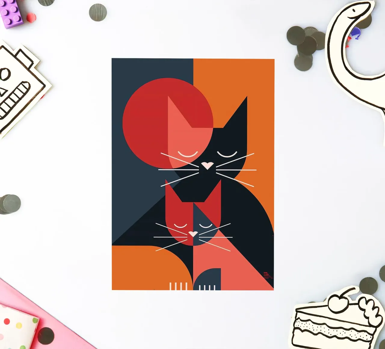 Cat In Love sticker by Arjun