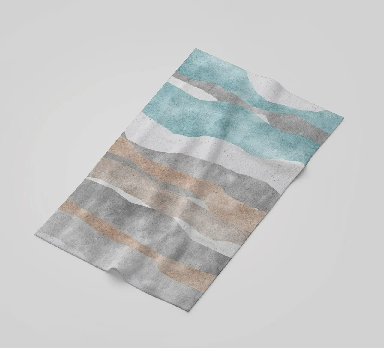 abstract pastel colors telo mare da vintageshop