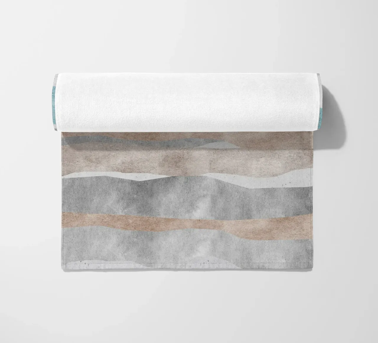 abstract pastel colors telo mare da vintageshop
