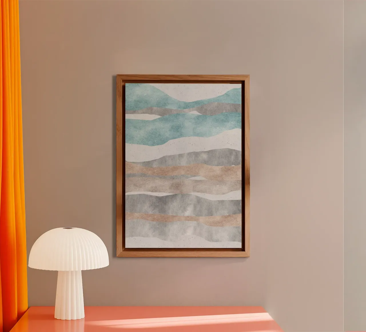 abstract pastel colors alluminio dibond da vintageshop